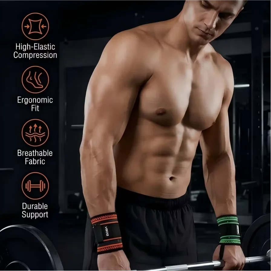 رباط معصم قابل للتعديل من VBOS - مراجعة Crossfit Workout Gear وسعره