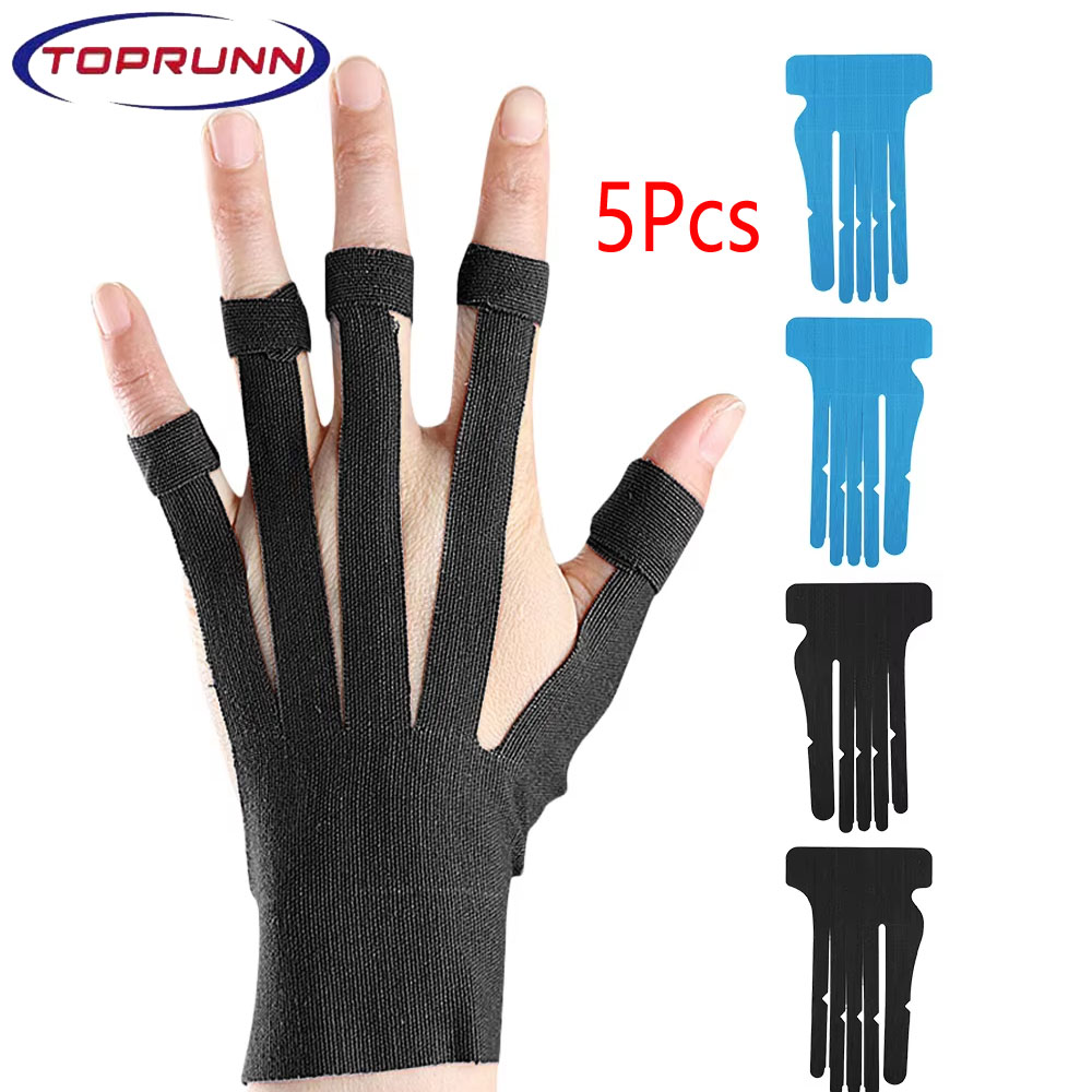 5 قطع من شريط الكينيسولوجي الم - مراجعة Finger Tape Athletic وسعره